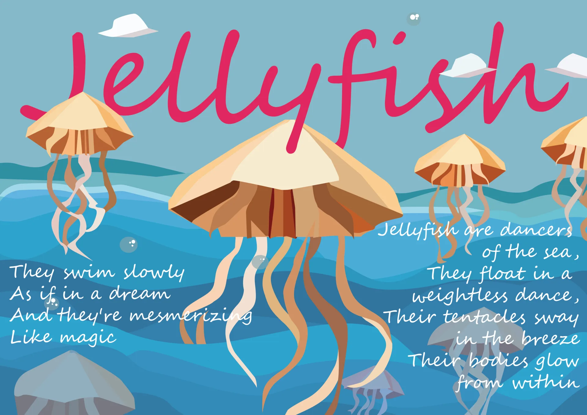 Jellyfish Vector Poster